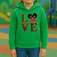 Love Black History Month Cute Pride Kids Hoodie thumb 3