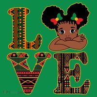 Love Black History Month Cute Pride Kids T-Shirt thumb 4