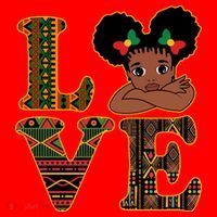 Love Black History Month Cute Pride Santa Hat thumb 1