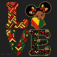 Love Black History Month Strong African Women's Sweatshirt thumb 2