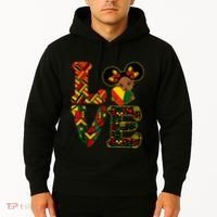 Love Black History Month Strong African Hoodie thumb 2
