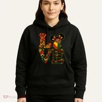 Love Black History Month Strong African Hoodie thumb 5
