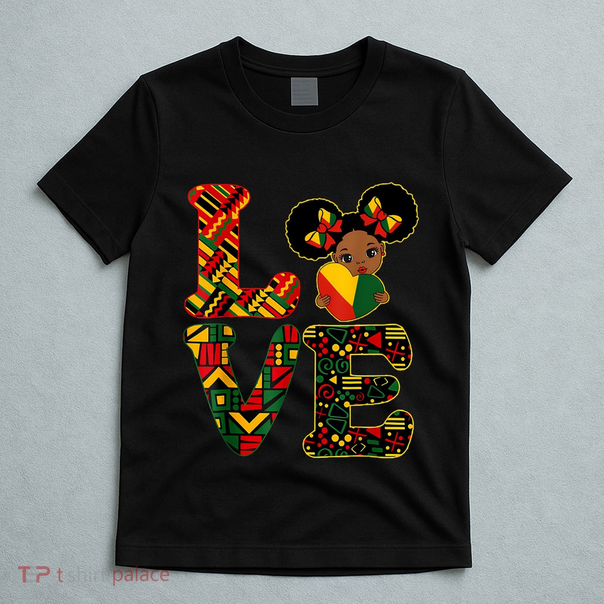 Love Black History Month Strong African T-Shirt