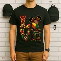 Love Black History Month Strong African T-Shirt thumb 6