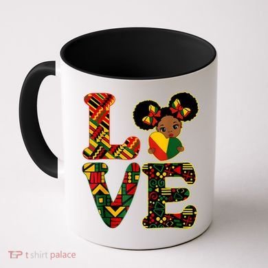 Love Black History Month Strong African Coffee Mug
