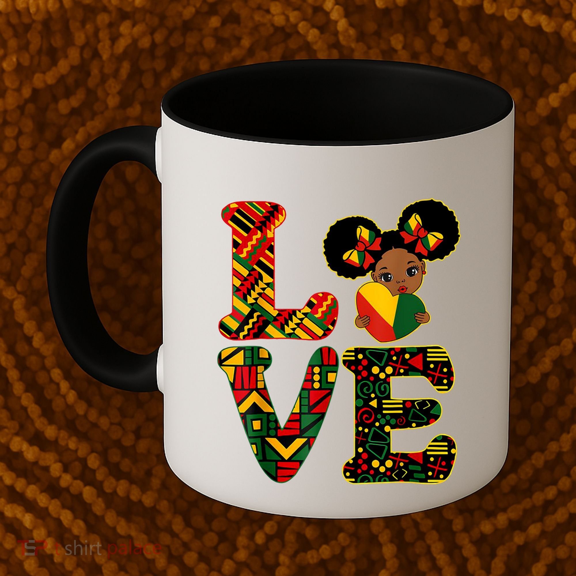 Love Black History Month Strong African Coffee Mug
