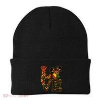 Love Black History Month Strong African Beanie thumb 0