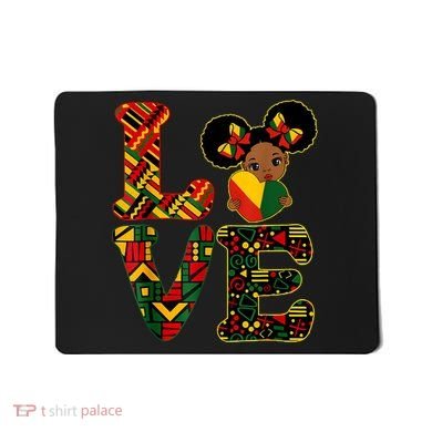 Love Black History Month Strong African Mousepad