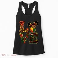Love Black History Month Strong African Women's Tank Top thumb 0