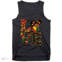 Love Black History Month Strong African Tank Top thumb 0