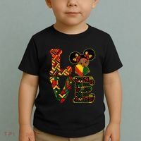 Love Black History Month Strong African Toddler T-Shirt thumb 2