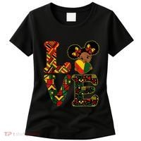 Love Black History Month Strong African Women's T-Shirt thumb 0
