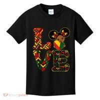 Love Black History Month Strong African Kids T-Shirt thumb 0