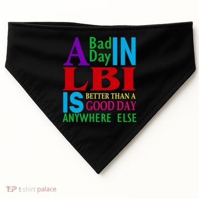 LBI Long Beach Island Good Day USA-Made Doggie Bandana