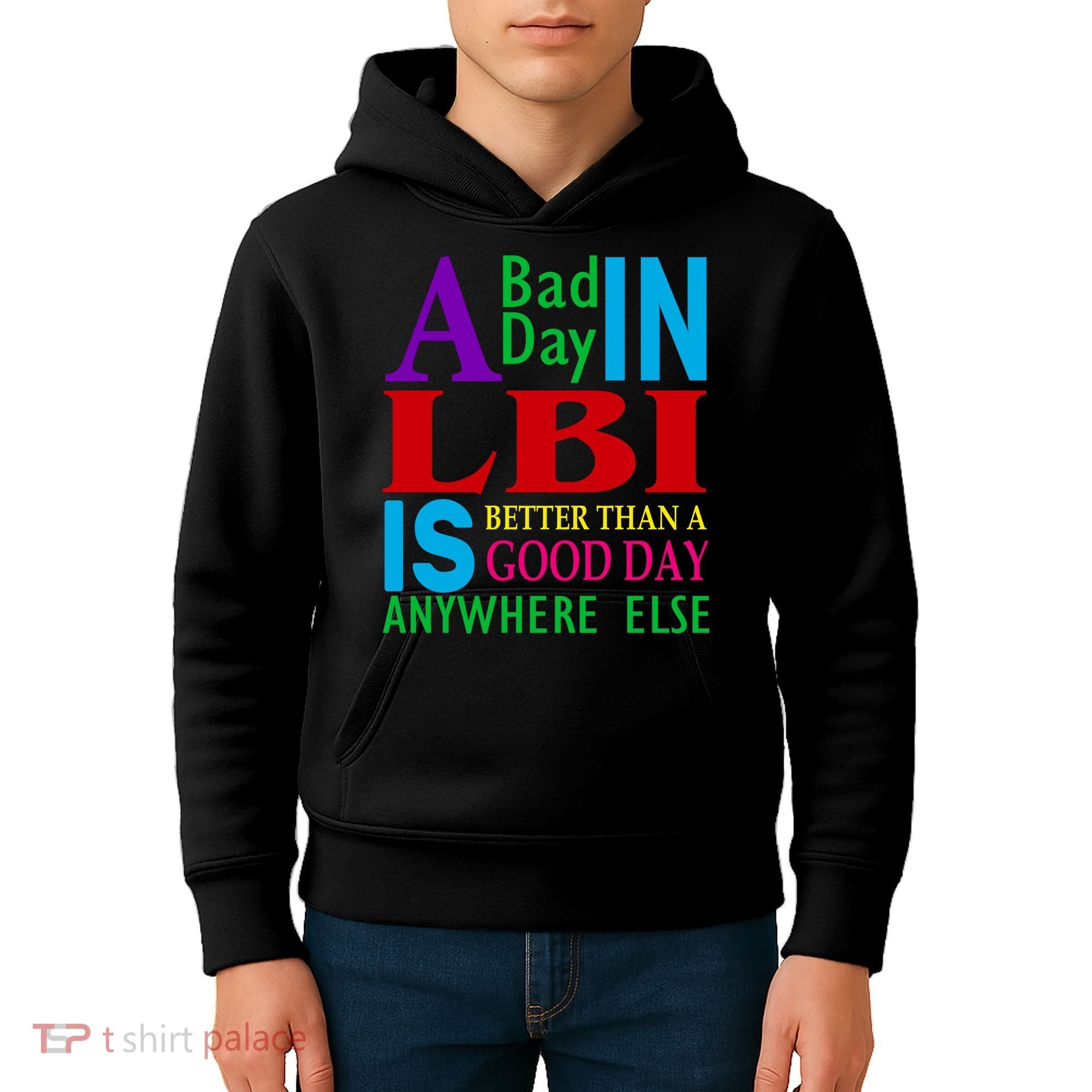 LBI Long Beach Island Good Day Kids Hoodie