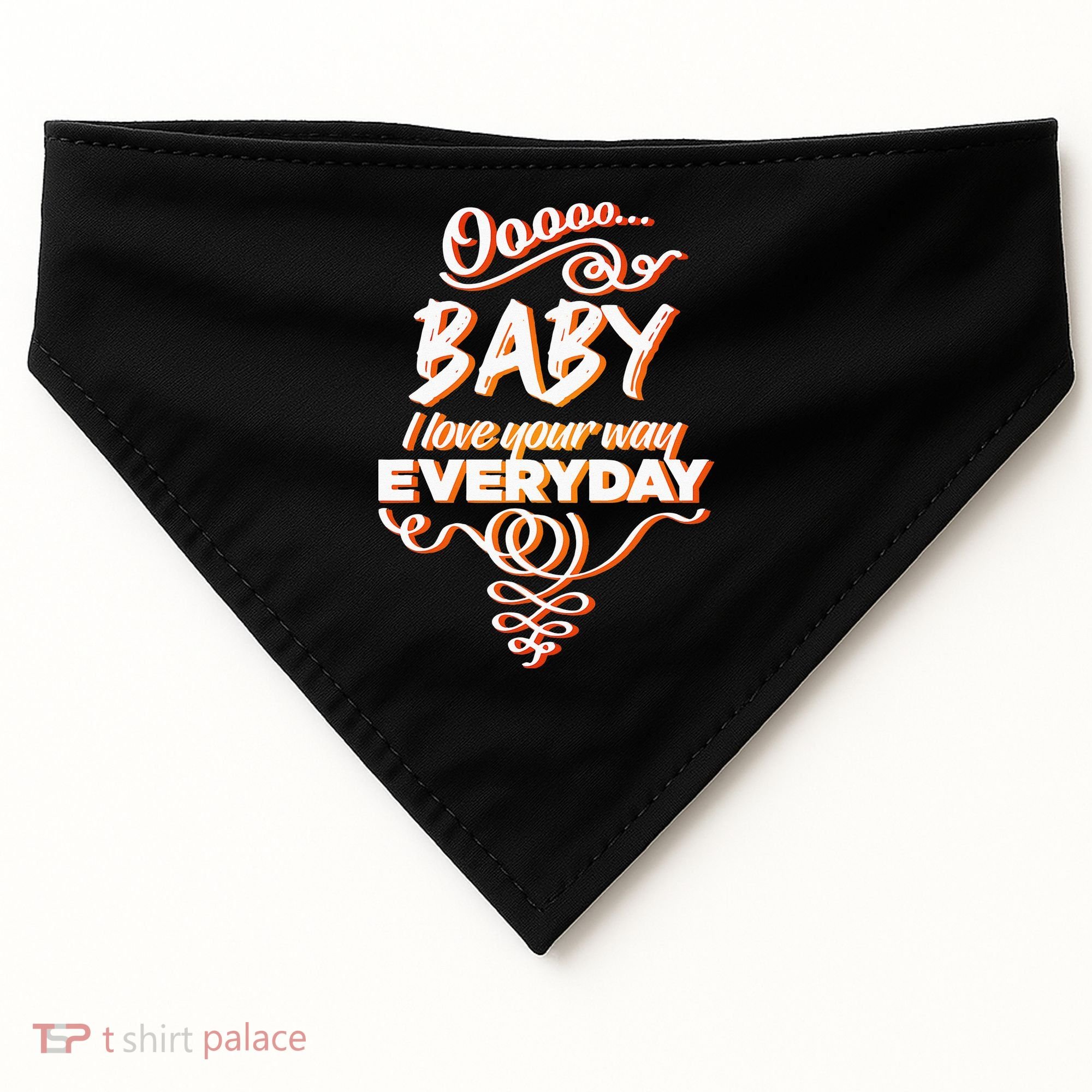 LyricLyfe Baby I Love Your Way By Peter Frampton USA-Made Doggie Bandana