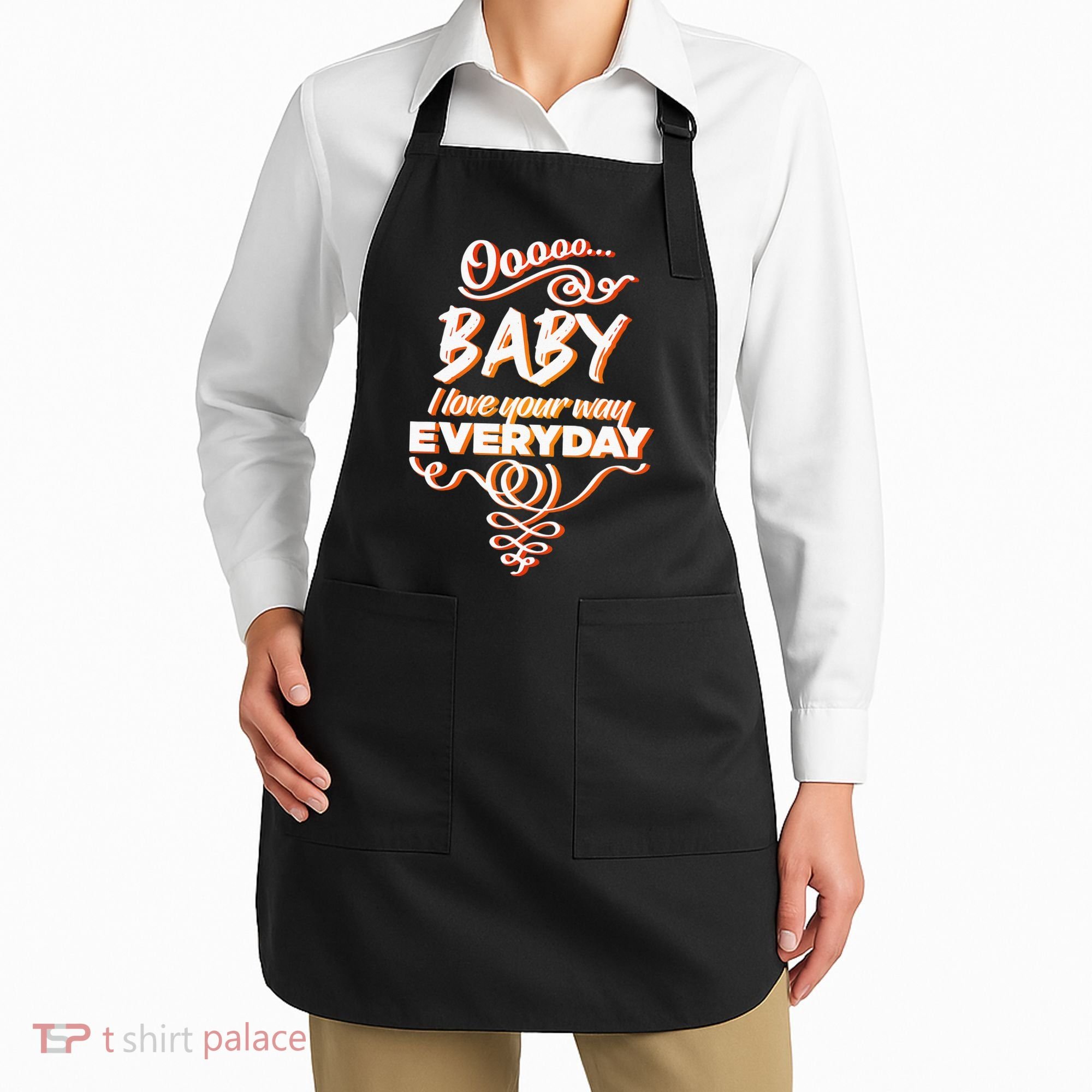 LyricLyfe Baby I Love Your Way By Peter Frampton Apron