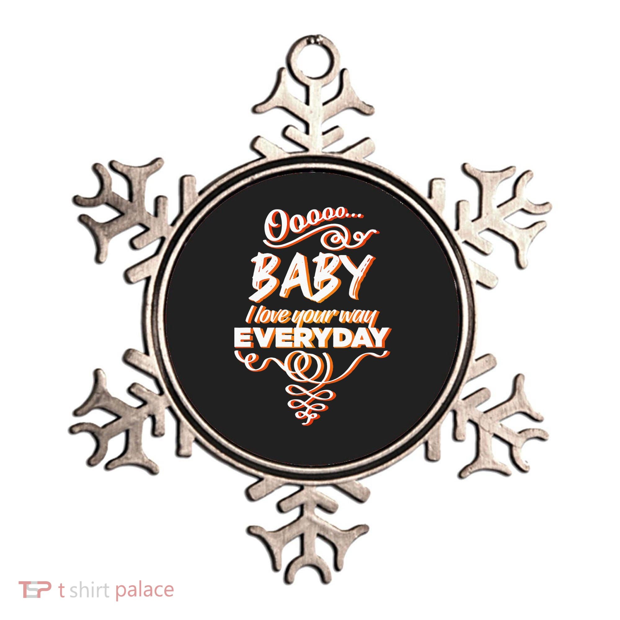 LyricLyfe Baby I Love Your Way By Peter Frampton Ornament