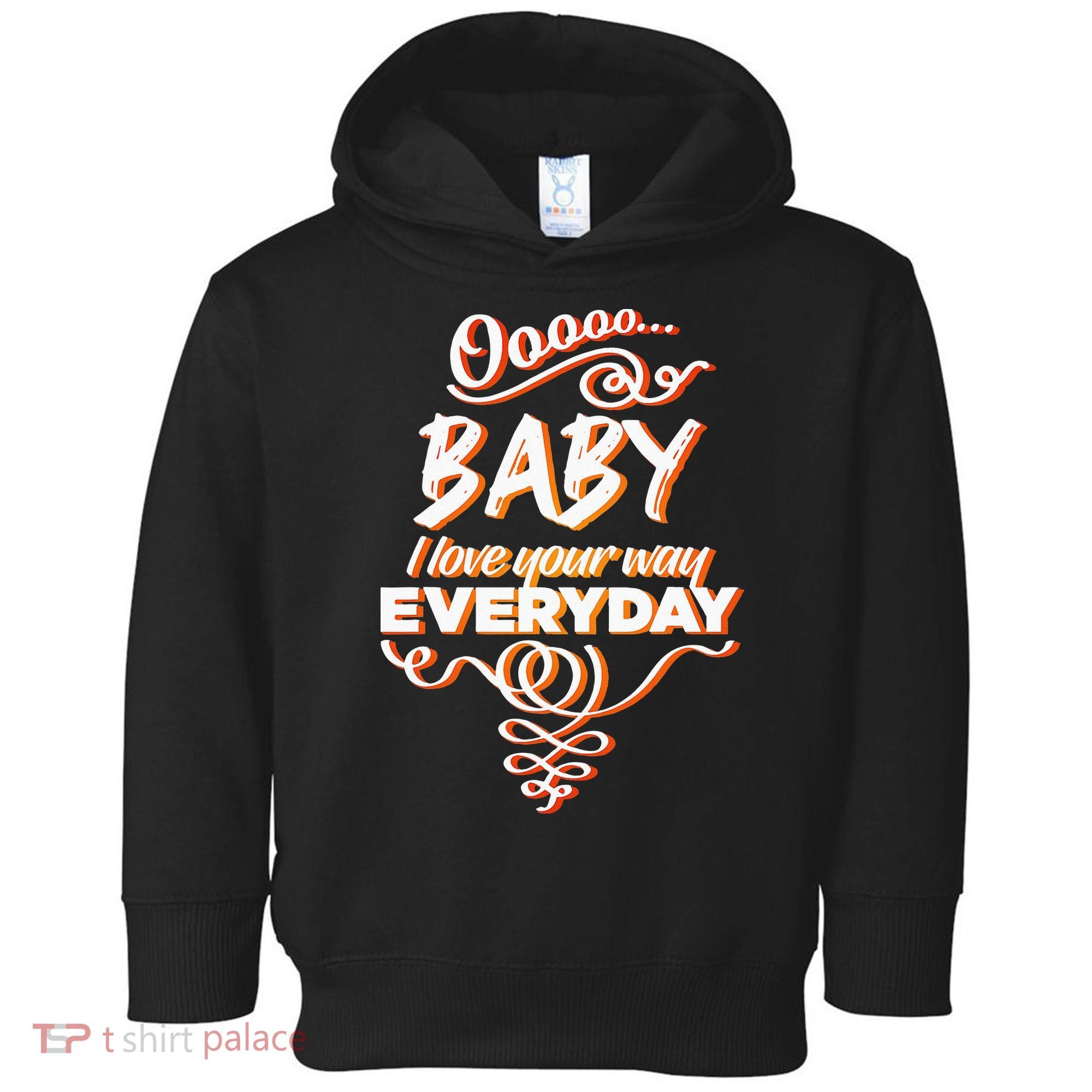 LyricLyfe Baby I Love Your Way By Peter Frampton Toddler Hoodie