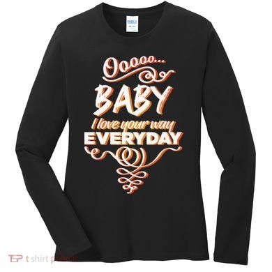 LyricLyfe Baby I Love Your Way By Peter Frampton Women's Long Sleeve Shirt