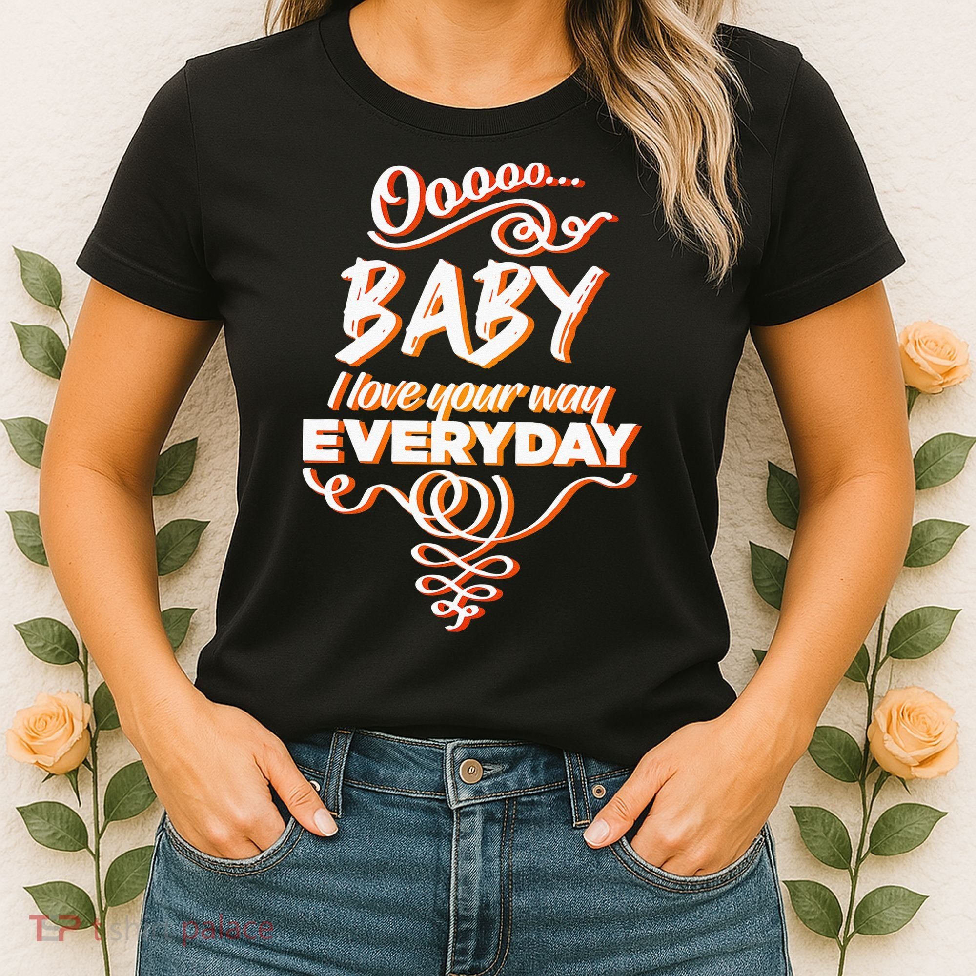 LyricLyfe Baby I Love Your Way By Peter Frampton Women's T-Shirt