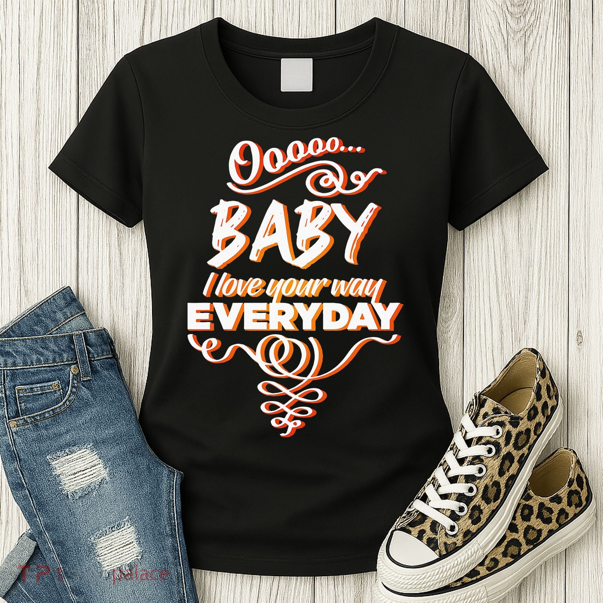 LyricLyfe Baby I Love Your Way By Peter Frampton Women's T-Shirt