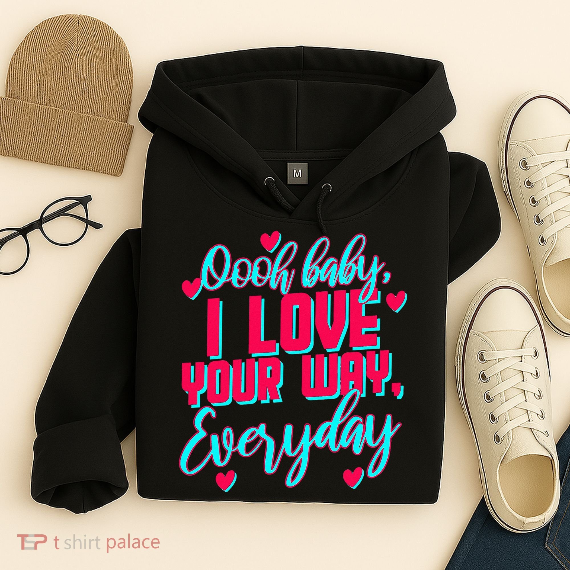 LyricLyfe BABY I LOVE YOUR WAY BY PETER FRAMPTON Hoodie