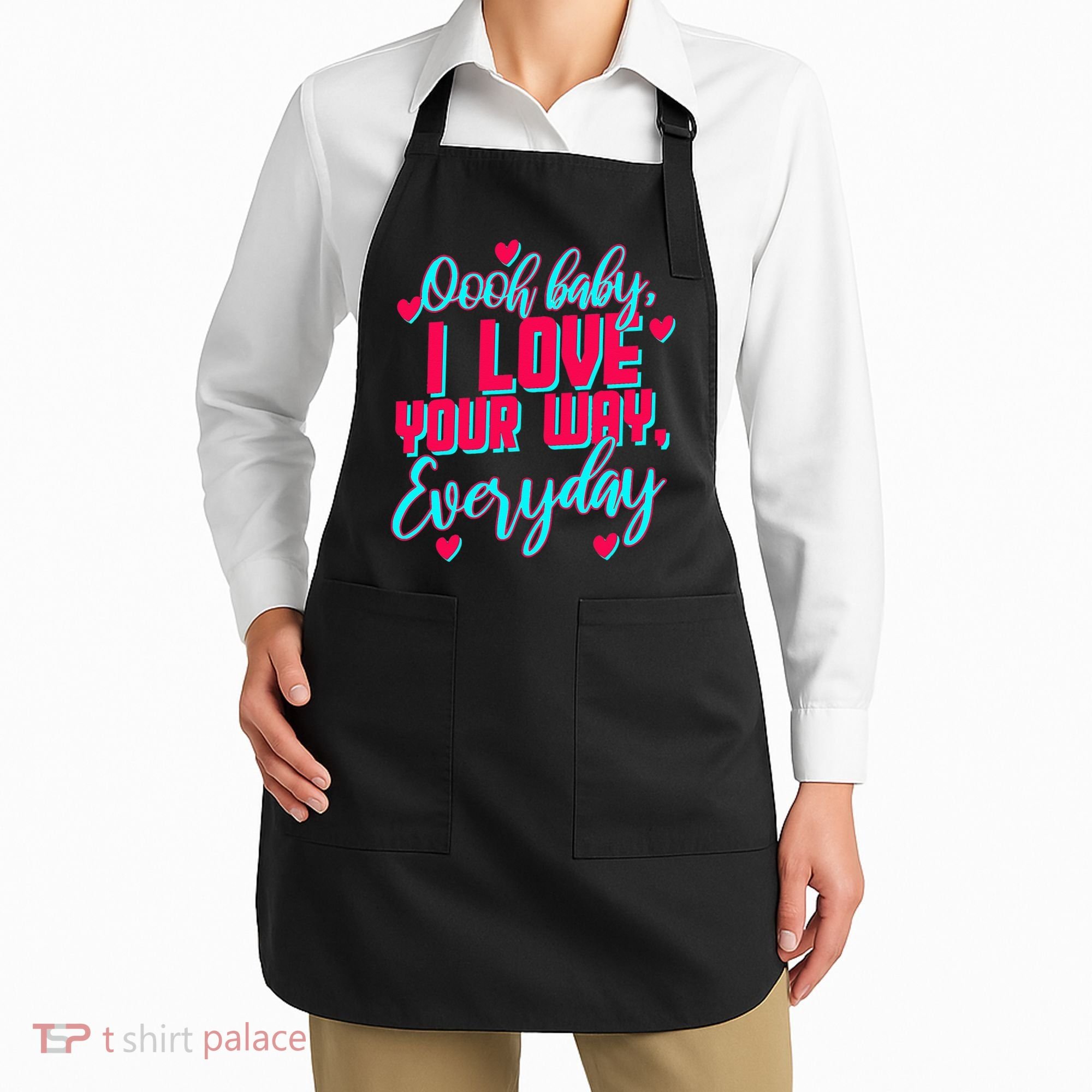 LyricLyfe BABY I LOVE YOUR WAY BY PETER FRAMPTON Apron