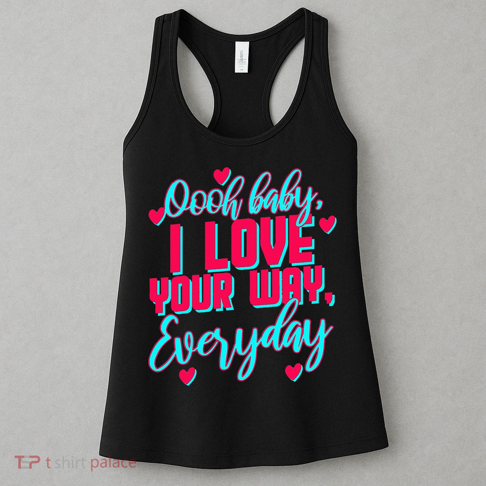 LyricLyfe BABY I LOVE YOUR WAY BY PETER FRAMPTON Women's Tank Top