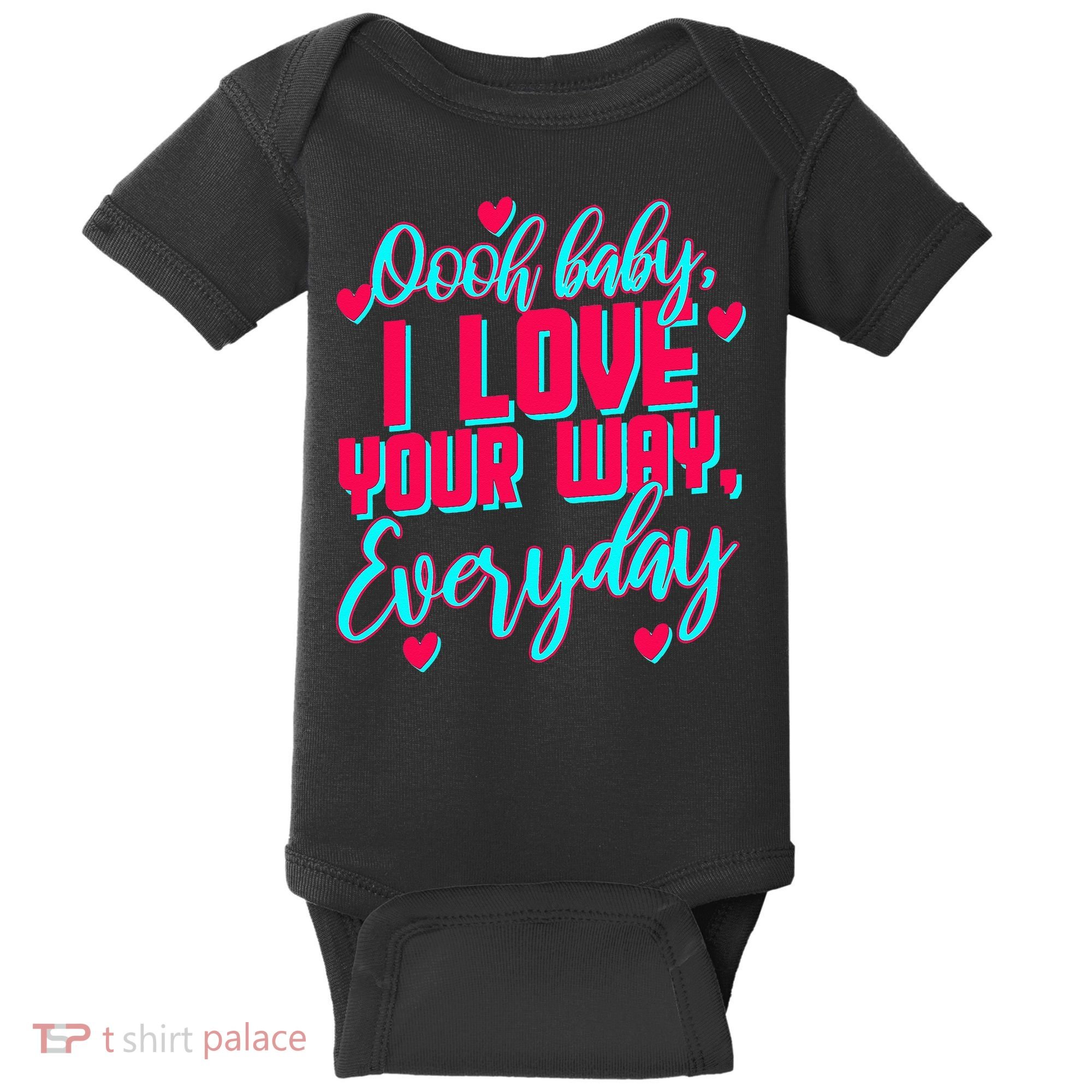LyricLyfe BABY I LOVE YOUR WAY BY PETER FRAMPTON Baby Bodysuit
