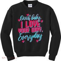 LyricLyfe BABY I LOVE YOUR WAY BY PETER FRAMPTON Kids Sweatshirt thumb 0
