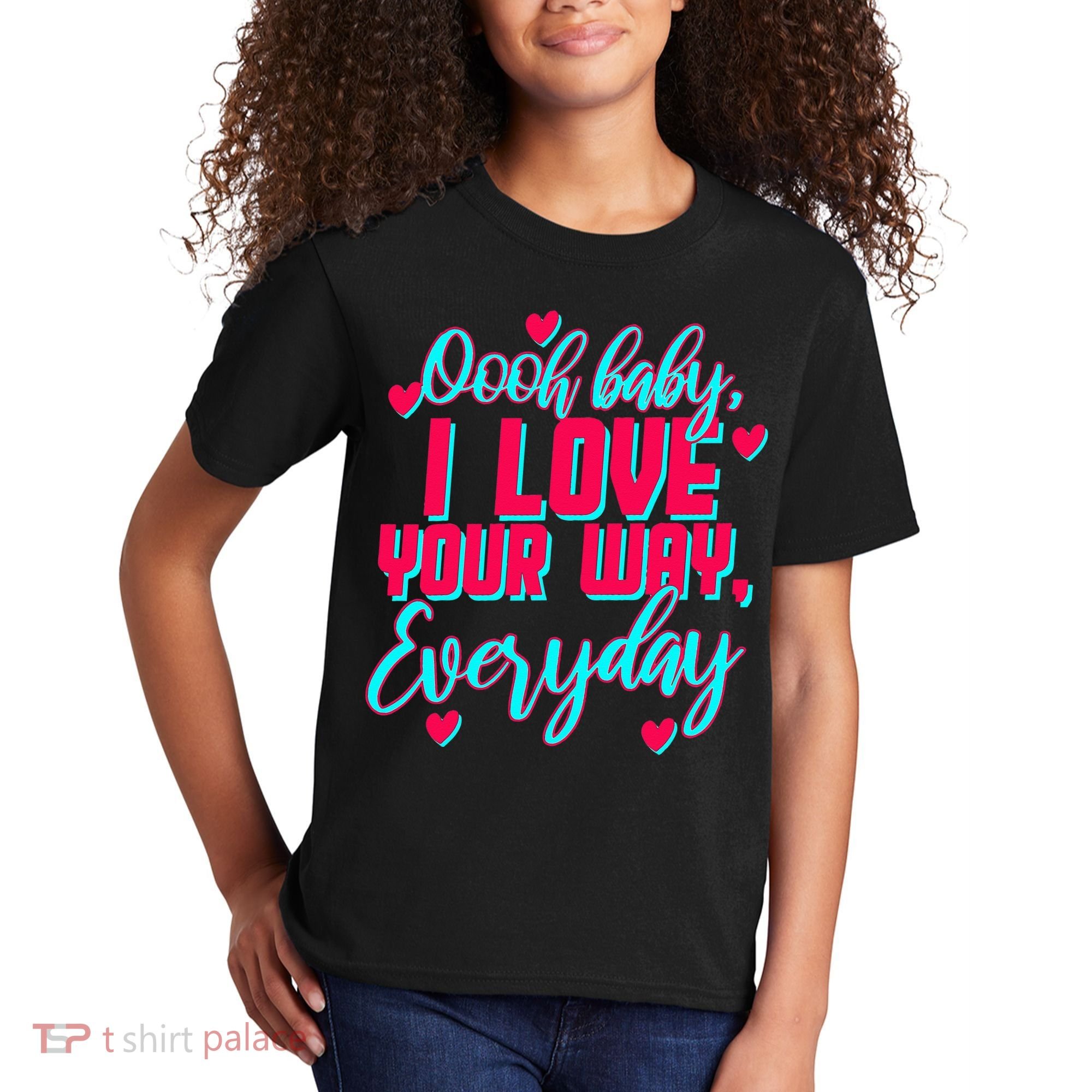 LyricLyfe BABY I LOVE YOUR WAY BY PETER FRAMPTON Kids T-Shirt
