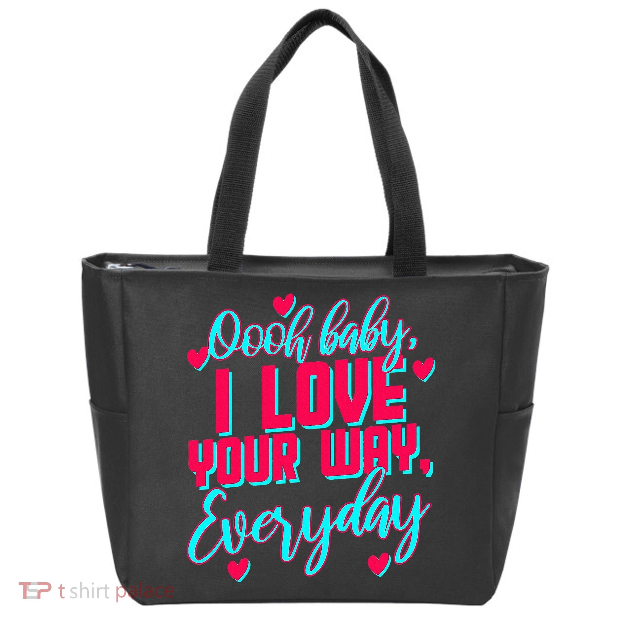 LyricLyfe BABY I LOVE YOUR WAY BY PETER FRAMPTON Tote Bag
