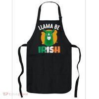 Llama Be Irish Gift, St Patrick's Day Apron thumb 0