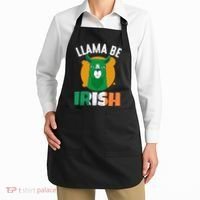 Llama Be Irish Gift, St Patrick's Day Apron thumb 2