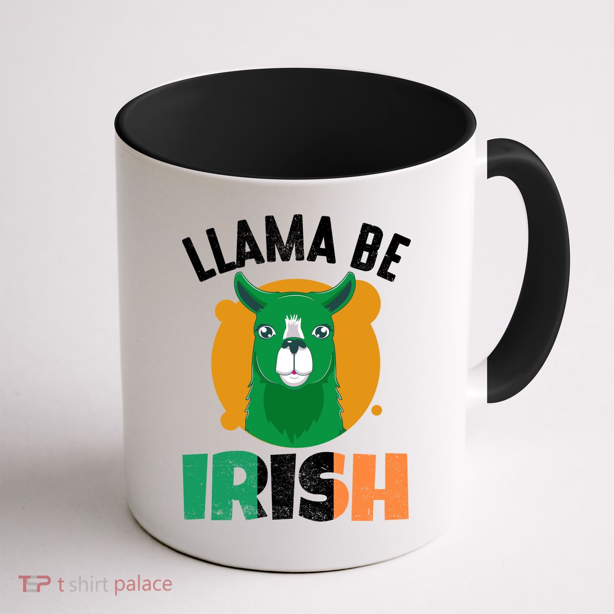 Llama Be Irish Gift, St Patrick's Day Coffee Mug