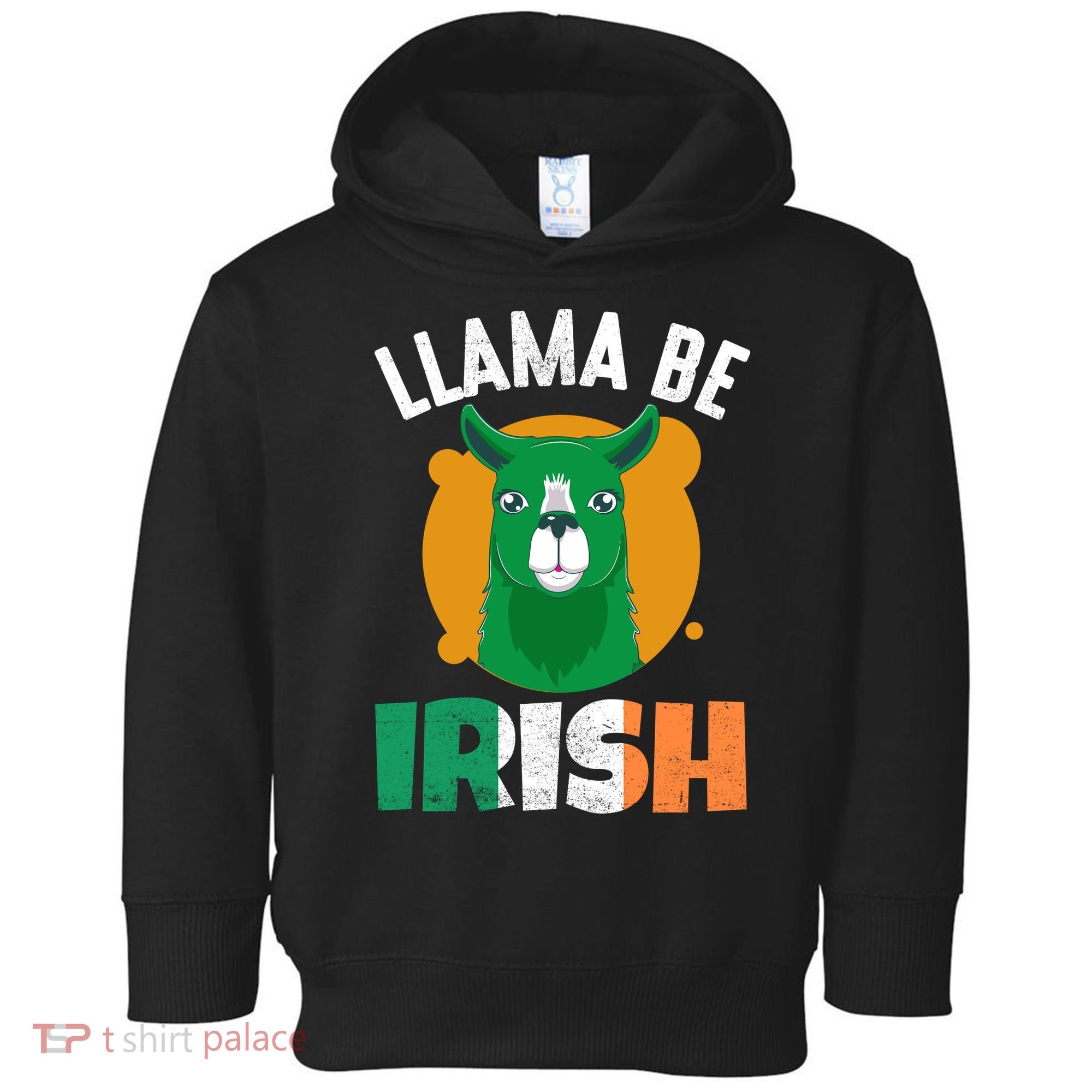 Llama Be Irish Gift, St Patrick's Day Toddler Hoodie