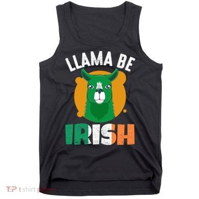 Llama Be Irish Gift, St Patrick's Day Tank Top