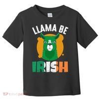 Llama Be Irish Gift, St Patrick's Day Toddler T-Shirt thumb 0