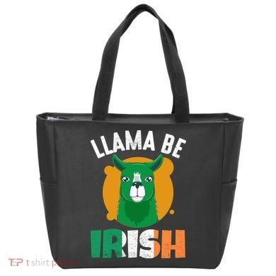 Llama Be Irish Gift, St Patrick's Day Tote Bag