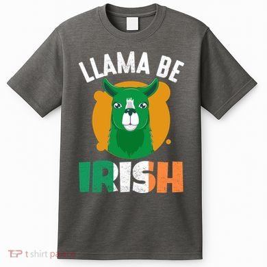 Llama Be Irish Gift, St Patrick's Day T-Shirt