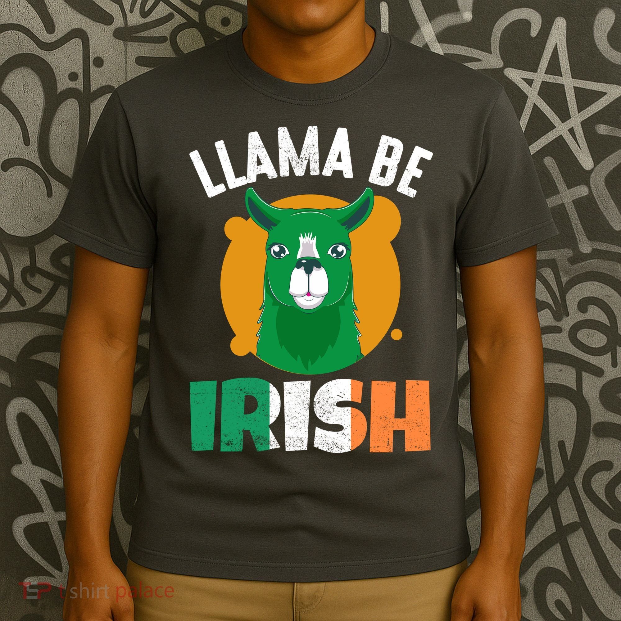 Llama Be Irish Gift, St Patrick's Day T-Shirt