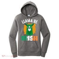 Llama Be Irish Gift, St Patrick's Day Women's Hoodie thumb 0