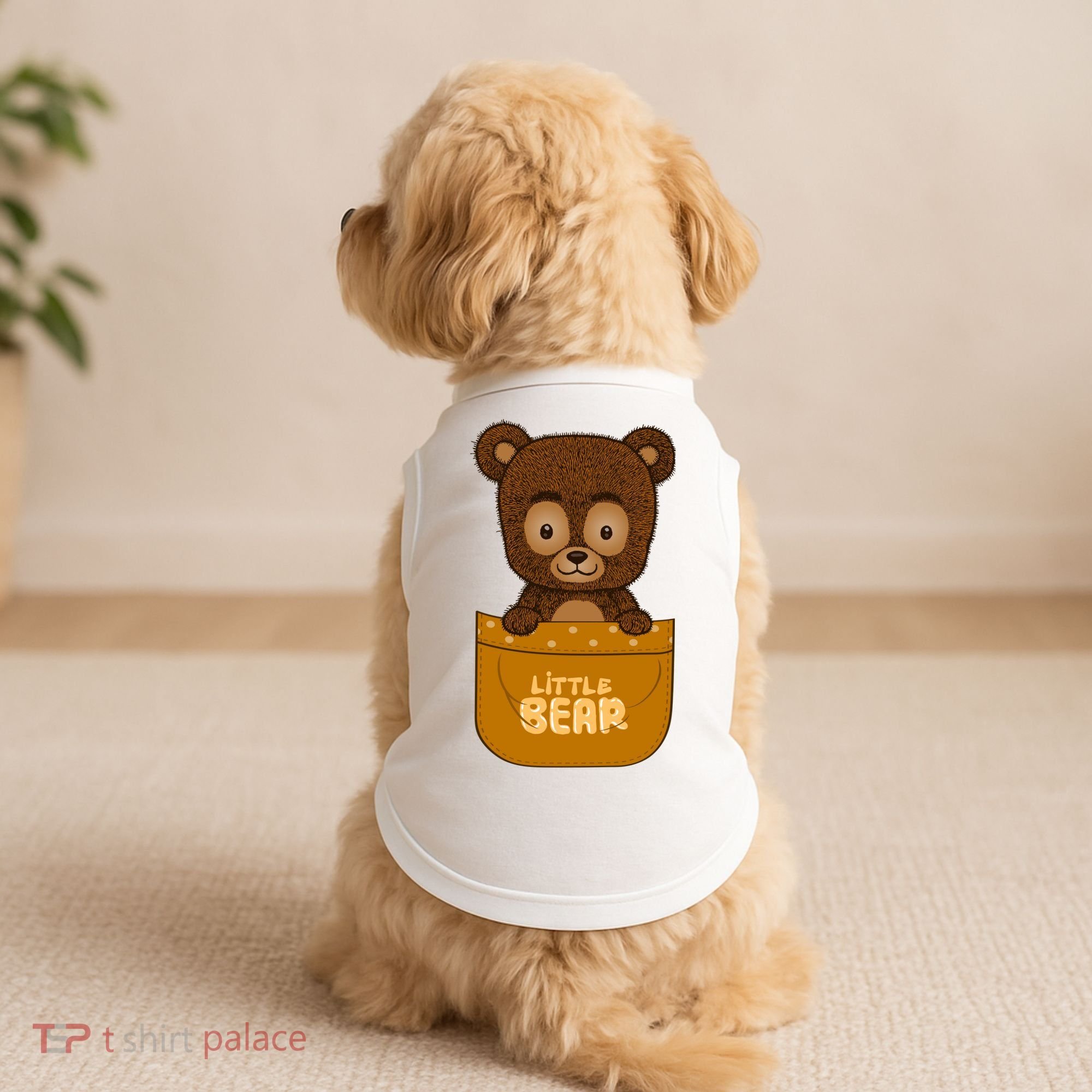 Little Bear Inside The Pocket Doggie Tank