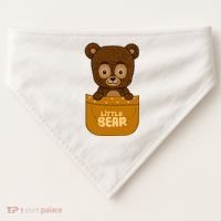 Little Bear Inside The Pocket USA-Made Doggie Bandana thumb 0