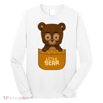 Little Bear Inside The Pocket Long Sleeve Shirt