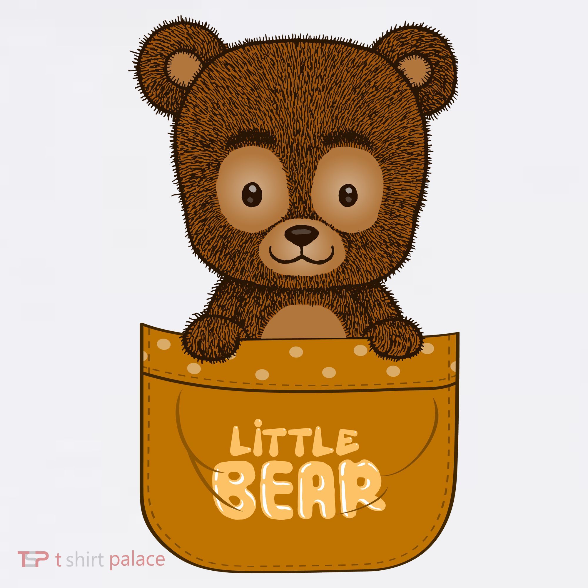 Little Bear Inside The Pocket Mousepad