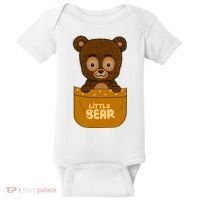 Little Bear Inside The Pocket Baby Bodysuit thumb 0