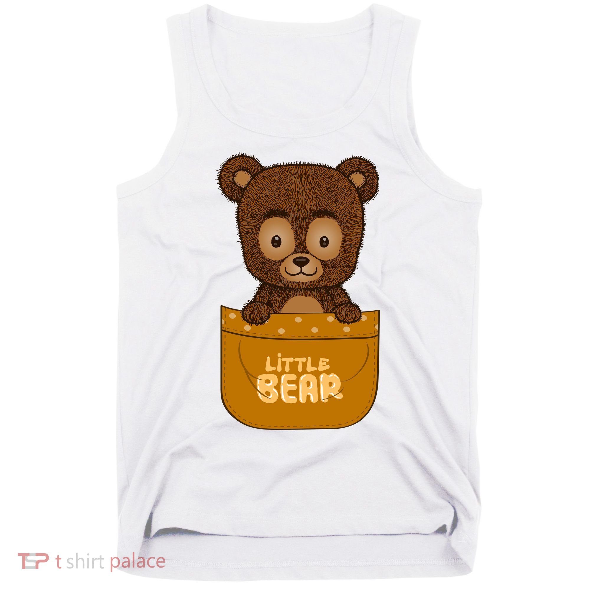 Little Bear Inside The Pocket Tank Top