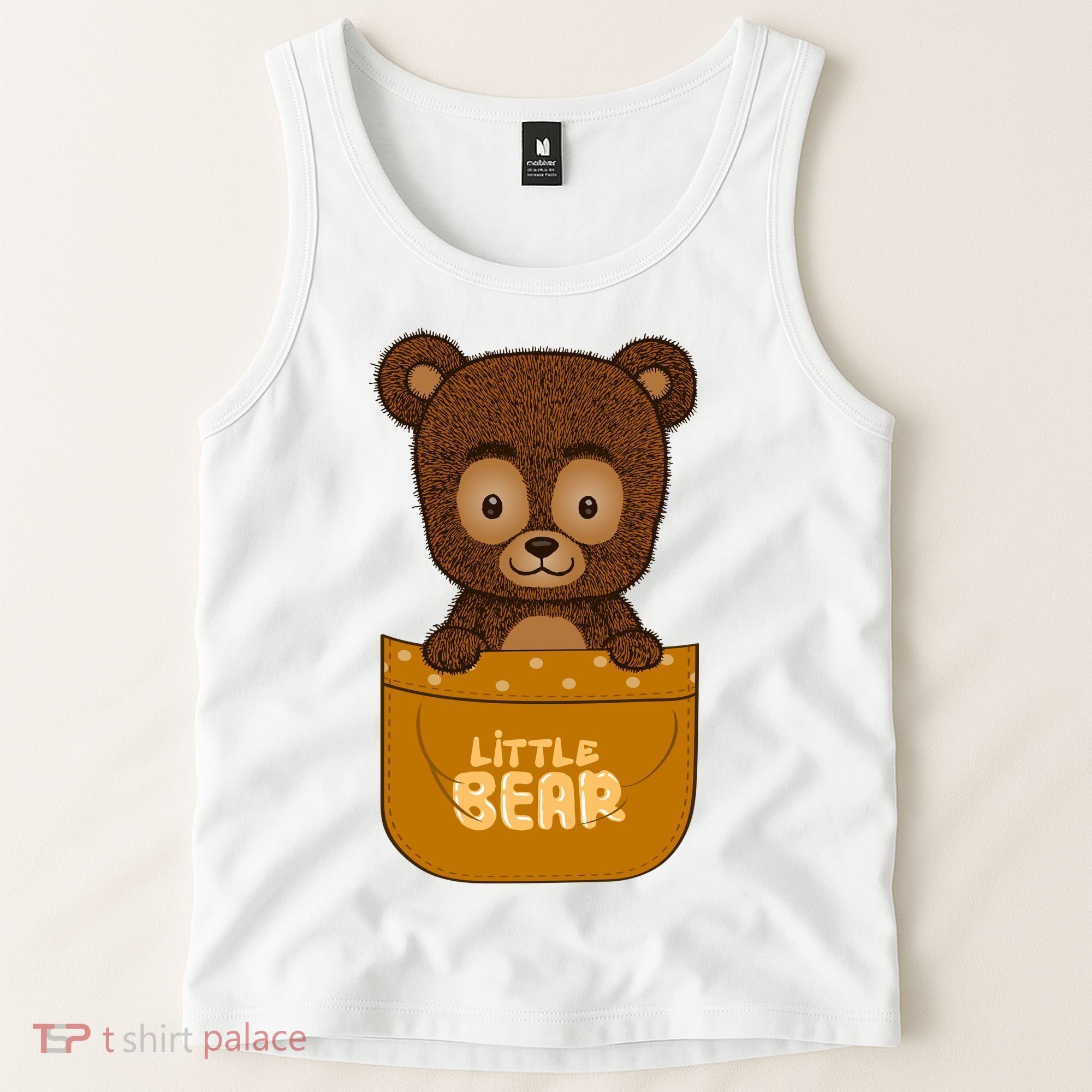 Little Bear Inside The Pocket Tank Top